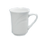 Yanco MM-17 8 Oz. White Round Porcelain Embossed Miami Mug