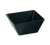 Yanco RM-405BK 18 Oz. 5" W Black Melamine Square Rome Bowl