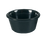 Yanco NC-533BK 4 Oz. Black Round Fluted Melamine Nu-Classic Ramekin