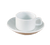 Yanco AC-4-P 4" W Super White Porcelain Round Abco Saucer