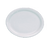 Yanco MA-13 11.5" L x 9.5" W Super White Porcelain Oval Narrow Rim Mayor Platter