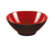 Yanco CR-586 48 Oz. 9" Dia. Black and Red Melamine Round Two-Tone Noodle Bowl