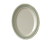 Yanco PT-216 16" W x 12" D Beige Melamine Oval Pine Tree Platter