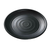 Yanco BP-1011 10.5" Dia. Melamine Round Asian Style Black Pearl Plate