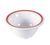 Yanco HS-5510 10 Oz. White Melamine Round Houston Salad Bowl