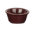 Yanco NC-537C 3 Oz. Brown Round Smooth Melamine Nu-Classic Ramekin