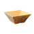 Yanco OL-4109 4 Qt. 10" W Melamine Square Pattern Design Olive Bowl