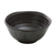Yanco DB-3105 8 Oz. 4.5" Dia. Porcelain Round Diamond Black Miso Soup Bowl