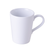 Yanco NS-9112W 3.5" Dia. White Melamine Round Nessico Mug