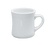 Yanco AC-75-H 8 Oz. White Round Porcelain Abco Hartford Mug