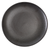 Yanco DB-109 9" Dia. Black Porcelain Round Diamond Black Plate