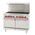 American Range AR-8-NG 48" W 8 Open Burners Natural Gas Restaurant Range - 310,000 BTU