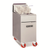 American Range AF-25 7.75" W Stainless Steel Natural Gas Half-Size Fryer - 80,000 BTU