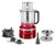 KitchenAid KFP1318ER 13 Cups Empire Red Multi-Purpose Blade Food Processor