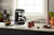 KitchenAid KCM1209OB 7.17" W Onyx Black Drip Coffee Maker with Spiral Showerhead and Programmable Warming Plate - 1100 Watts
