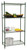 Omcan USA 45171 48" W Green Epoxy Finish 4 Wire Shelves and Posts Shelving Unit