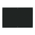 AARCO 6BKGB4872NT 48" W x 72" H Black Frameless Glass Markerboard