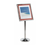 AARCO P-5C 53" H Chrome Broadcaster Display Stand