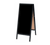 AARCO BA-311 18" W x 42" H Black Powder Coated Finish Markerboard Aluminum Sidewalk Markerboard