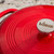 Lodge EC7D43 7.5 Qt. Round Red Porcelain Enameled Cast Iron Dutch Oven