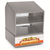 Nemco 8300-220 Stainless Steel Cabinet And Base Counter Top Roll-A-Grill® Hot Dog Steamer - 220V