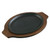 Lodge LJOSH3 13" W Cast Iron Oval Serving Griddle (3 Each per Case)