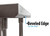 BK Resources SVTROB-9630 96" W x 30" D Stainless Steel Top and Base with 1.5" Backsplash Work Table
