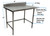 BK Resources SVTR5OB-4824 48" W x 24" D Stainless Steel 18 Gauge Work Table