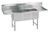 BK Resources BKS6-3-18-14-18TS 93.25" W 18 Gauge Stainless Steel Sink
