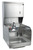 BK Resources BKHS-W-SS-SS-TD-P-G 12" W Stainless Steel Wall Mount 3.5" Mini Gooseneck Spout Space Saver Hand Sink