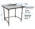 BK Resources SVTROB-3630 36" W x 30" D Stainless Steel 18 Gauge Work Table