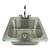 BK Resources DDI-1614824-P-G 19 "W x 19" D x 8" H Stainless Steel One Compartment Drop-In Sink