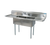 BK Resources BKS-2-20-12-18T 76" W x 25.81" D 18 Ga. Stainless Steel 2 Compartments Sink