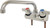 BK Resources BKF-W2-12-G Backsplash Mount WorkForce Standard Duty Faucet