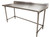 BK Resources SVTR5OB-7224 72" W x 24" D Stainless Steel Top and Base with 5" Backsplash Work Table