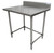 BK Resources SVTR5OB-4830 48" W x 30" D Stainless Steel Top and Base with 5" Backsplash Work Table