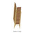Lukso QINBANQUETC Brown Vinyl Iron Frame Seat and Backrest Banquet Chair