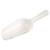 Bar Maid CR-849W 8 Oz. White Polyethylene Scoop