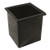 Bar Maid CR-2401 Polyethylene Black Square Bottle Well