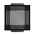Chef Master 06081Y 12" W x 12" D Black Square Non-Stick Mr. Bar-B-Q Wok Grill Topper