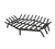 Chef Master C-1546 27" W Black Steel Blue Rhino UniFlame Log Grate