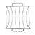 Chef Master 06828Y Chrome Plated Mr. Bar-B-Q Rib and Roasting Rack
