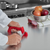 Chef Master 90231 Red Handheld with Single Stage Chef-Master Knife Sharpener