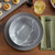 American Metalcraft MCP11GM 11.5" Matte Marble Grey Round Coupe Melamine Plate