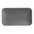 American Metalcraft MCP12GR Mix & Matte 12" W x 7" H Matte Grey Rectangular Melamine Platter
