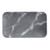 American Metalcraft MCP12GM Mix and Matte 12" W Matte Marble Grey Rectangular Melamine Platter