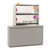 Metro GG2CD-HS1842 Stainless Steel Pass-Thru Metro2Go Grab & Go Hot Station with Sliding Front Polycarbonate Doors