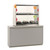 Metro GG2CD-HS1842 Stainless Steel Pass-Thru Metro2Go Grab & Go Hot Station with Sliding Front Polycarbonate Doors