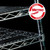 Metro EZ2436NC-4 36" W x 24" D Chrome 4 Wire Shelves Super Erecta Convenience Pak Shelving Unit