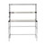 Metro EZHS60W-KIT 60" W x 24" D Stainless Steel Super Erecta Workstation with Hot Open Heated Shelf - 120 Volts 600 Watts